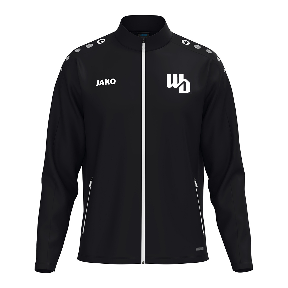 OOWV Freizeitjacke One  Unisex Schwarz (9800-800, Monogram:Weiß)