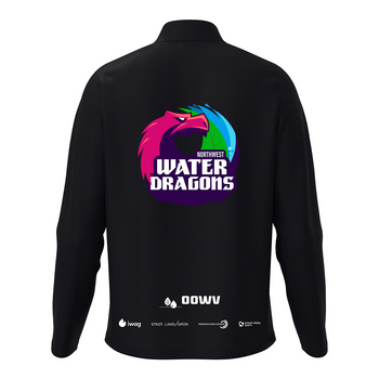 OOWV Freizeitjacke One  Unisex Schwarz (9800-800, Monogram:Weiß)