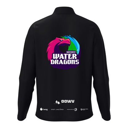 OOWV Freizeitjacke One  Unisex Schwarz (9800-800, Monogram:Weiß)