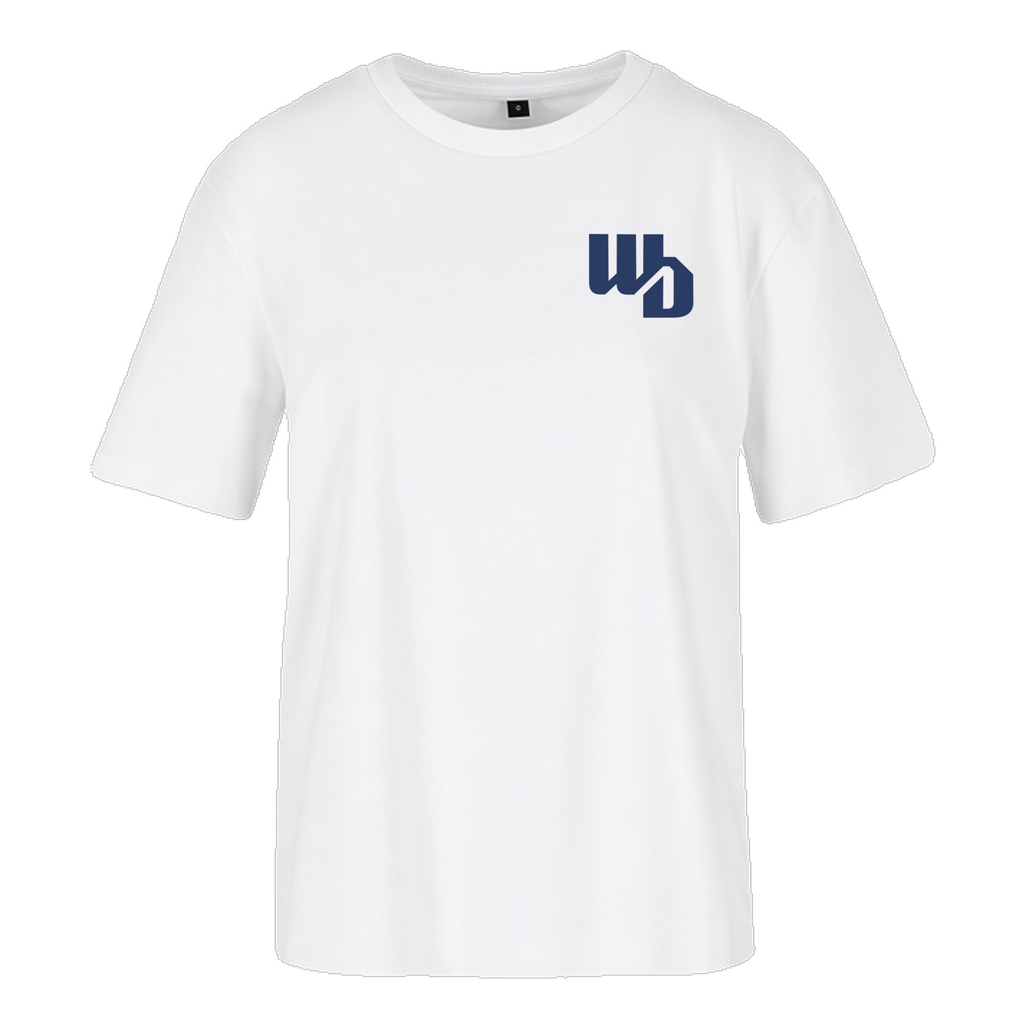 OOWV T-Shirt Damen Weiß (BY211, Monogram: Lila)