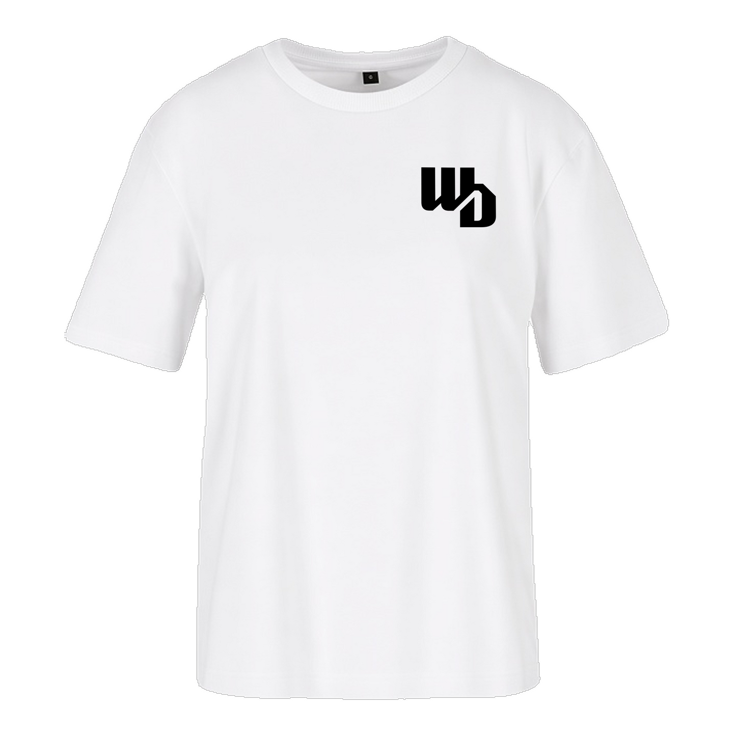 OOWV T-Shirt Damen Weiß (BY211, Monogram: Schwarz)