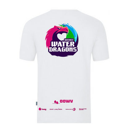 OOWV T-Shirt Weiß (C6120-000, Monogram: Pink)