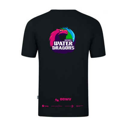 OOWV T-Shirt Schwarz (C6120-800, Monogram: Pink)