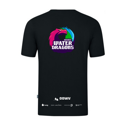 OOWV T-Shirt Schwarz (C6120-800, Monogram: Weiß)
