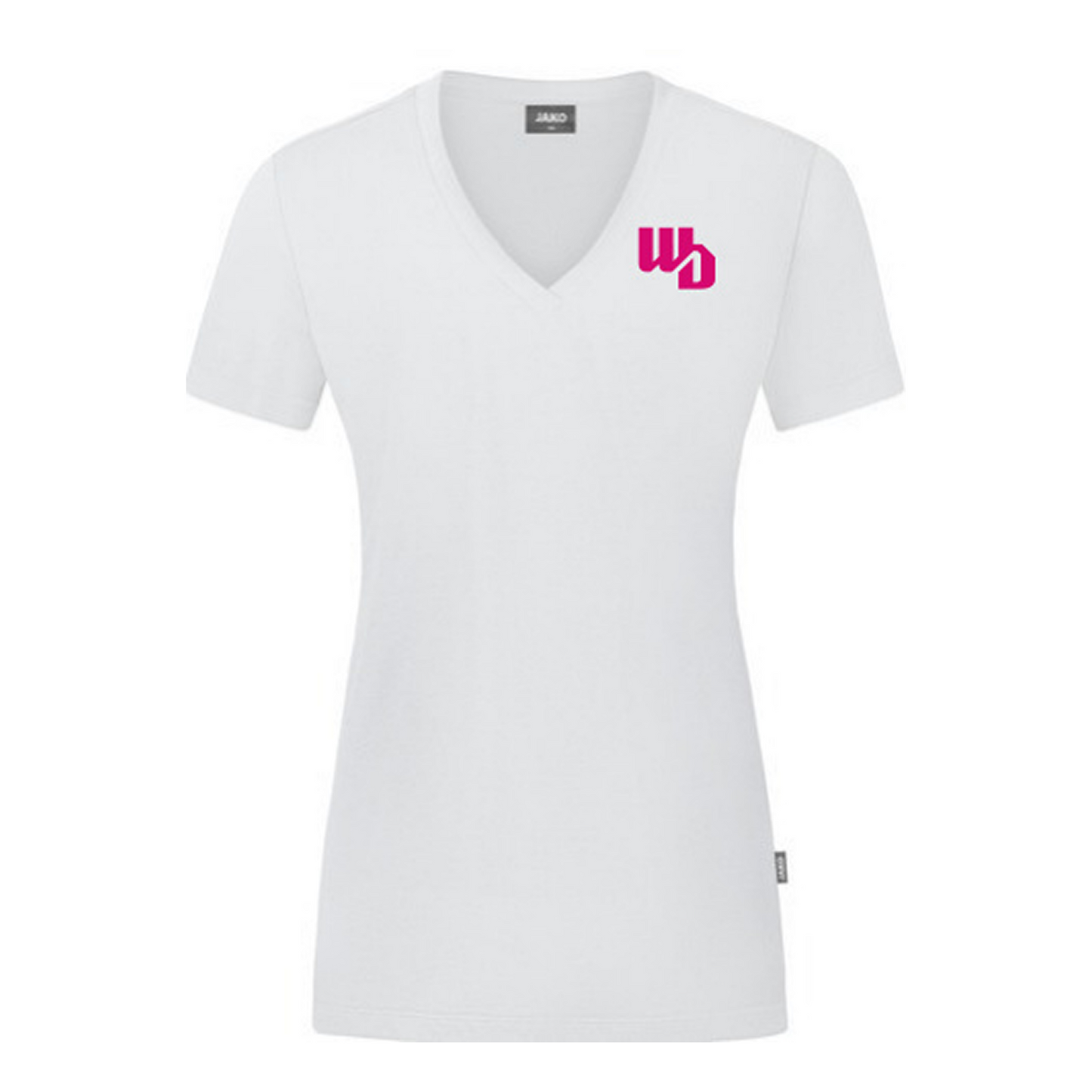OOWV T-Shirt Damen Weiß (C6120D-000, Monogram: Pink)