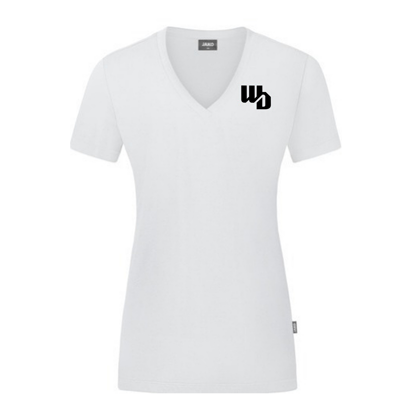 OOWV T-Shirt Damen Weiß (C6120D-000, Monogram: Schwarz)