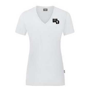 OOWV T-Shirt Damen Weiß (C6120D-000, Monogram: Schwarz)