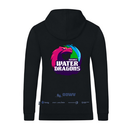 OOWV Jako Kapuzensweat Organic Unisex Schwarz (C6720-800, Monogram:Lila)