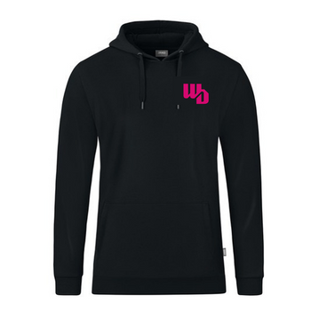 OOWV Jako Kapuzensweat Organic Unisex Schwarz (C6720-800, Monogram:Pink)