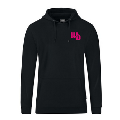 OOWV Jako Kapuzensweat Organic Unisex Schwarz (C6720-800, Monogram:Pink)
