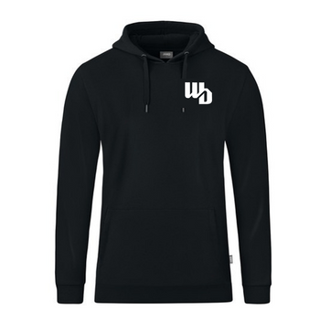 OOWV Jako Kapuzensweat Organic Unisex Schwarz (C6720-800, Monogram:Weiß)