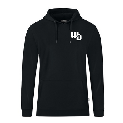 OOWV Jako Kapuzensweat Organic Unisex Schwarz (C6720-800, Monogram:Weiß)