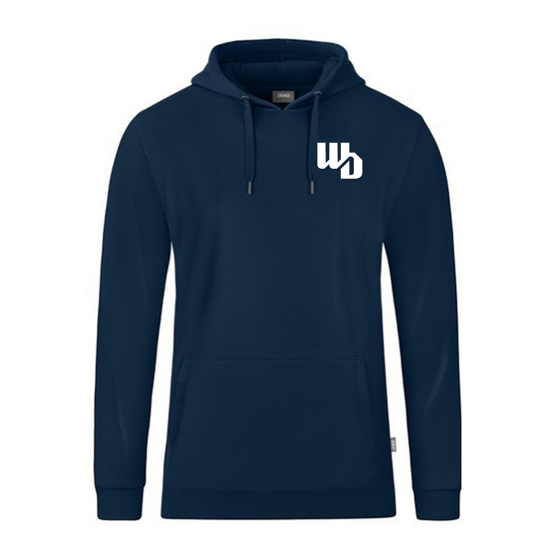 OOWV Jako Kapuzensweat Organic Unisex Schwarz (C6720-900, Monogram:Weiß)