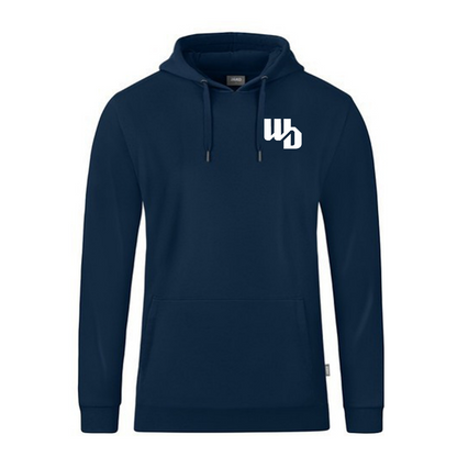 OOWV Jako Kapuzensweat Organic Unisex Schwarz (C6720-900, Monogram:Weiß)