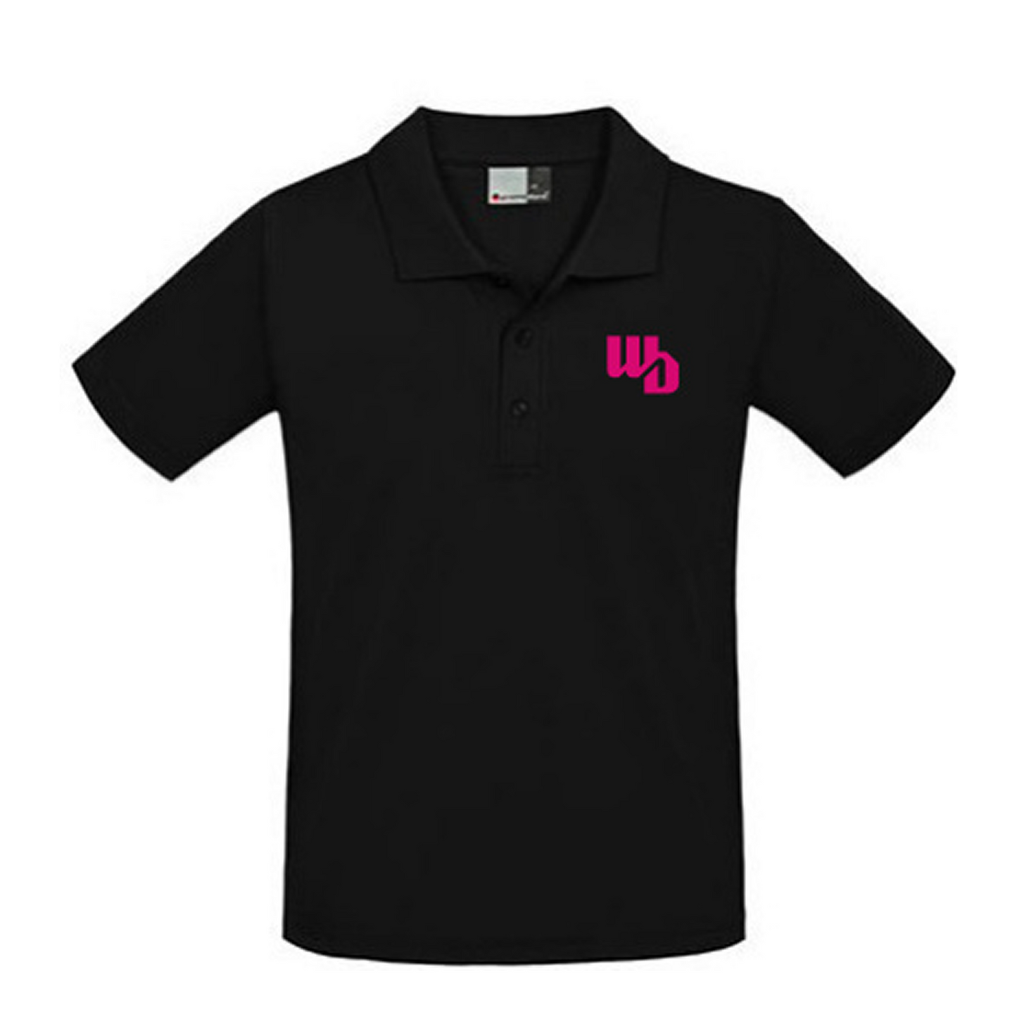 OOWV Polo Herren Schwarz (E4001, Monogram:Pink)