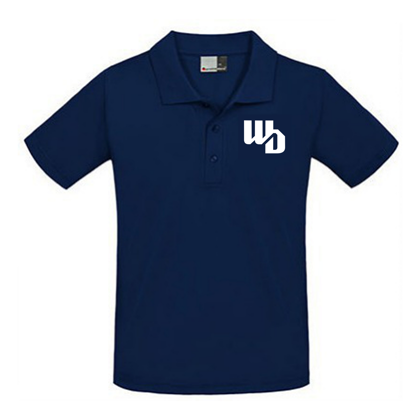 OOWV Polo Herren Navy (E4001, Monogram: Weiß)