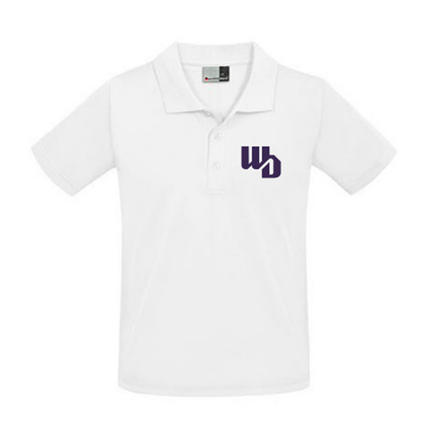 OOWV Polo Herren Weiß (E4001, Monogram:Lila)
