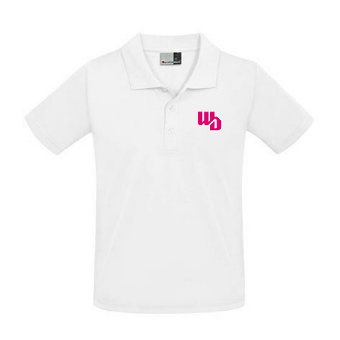 OOWV Polo Herren Weiß (E4001, Monogram:Pink)
