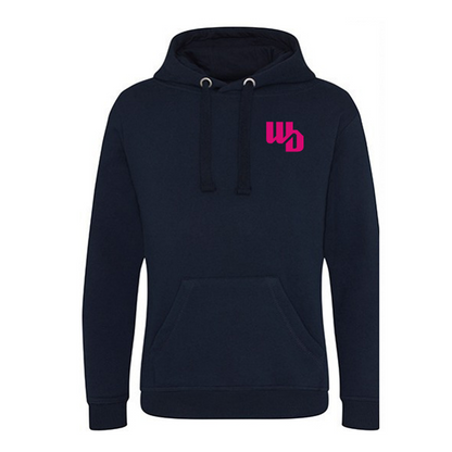 OOWV Hoodie Unisex Navy (JH101, Monogram:Pink)