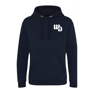 OOWV Hoodie Unisex Navy (JH101, Monogram:Weiß)