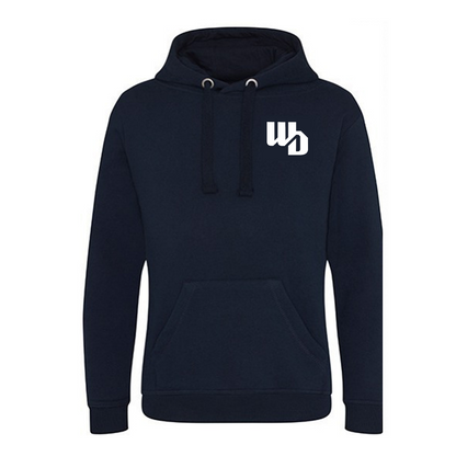 OOWV Hoodie Unisex Navy (JH101, Monogram:Weiß)