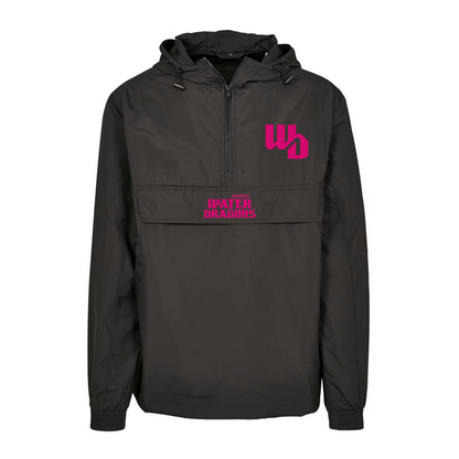 OOWV Windbreaker Schwarz (BY096), Monogram: Pink)