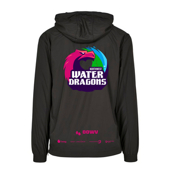 OOWV Windbreaker Schwarz (BY096), Monogram: Pink)