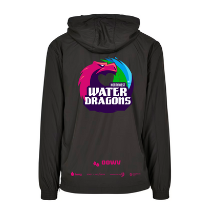 OOWV Windbreaker Schwarz (BY096), Monogram: Pink)
