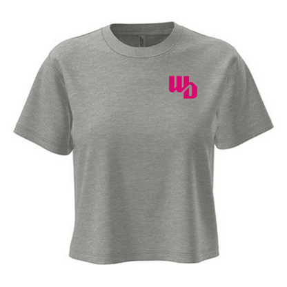 OOWV T-Shirt Damen Grau (NX7610, Monogram: Pink)