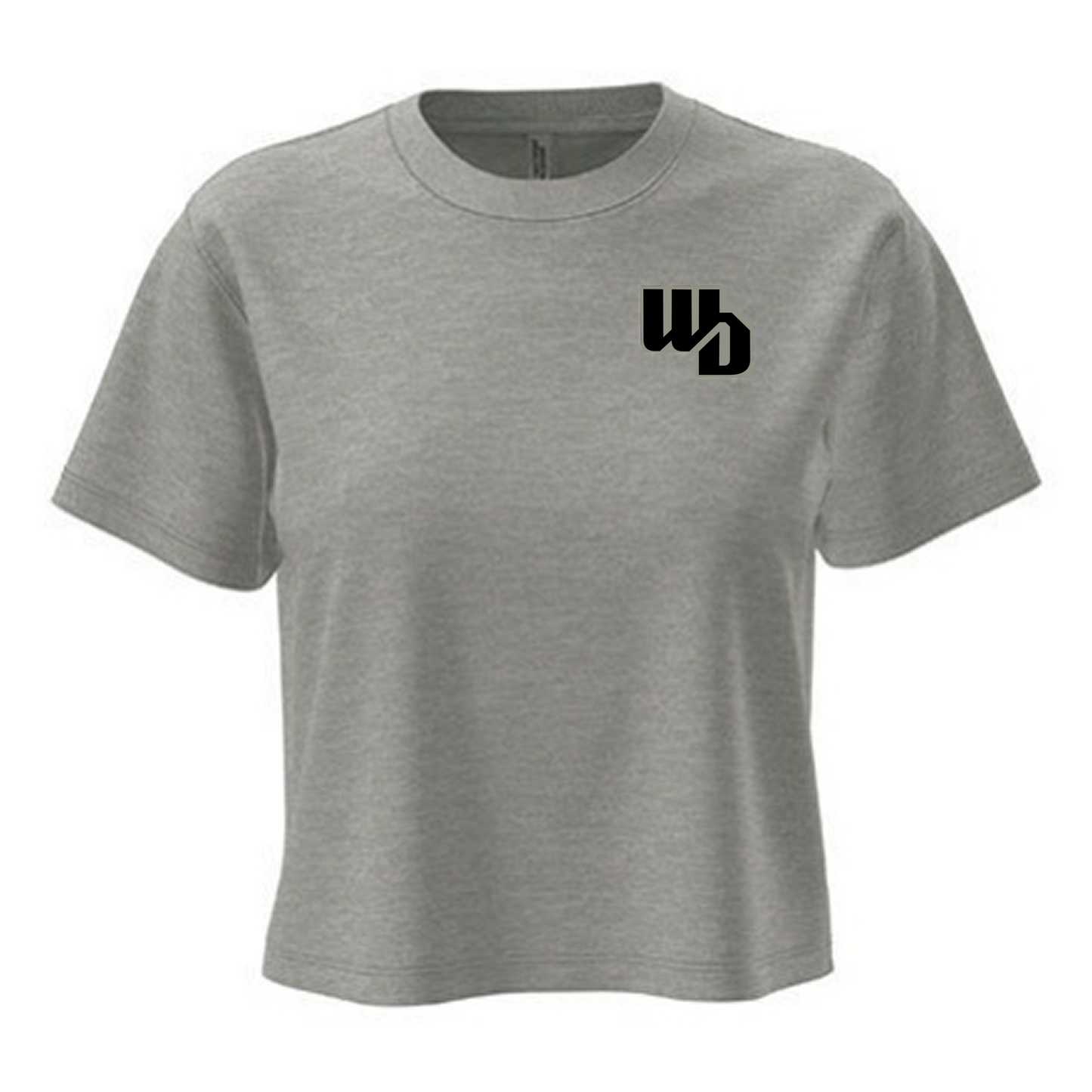 OOWV T-Shirt Damen Grau (NX7610, Monogram: Schwarz)
