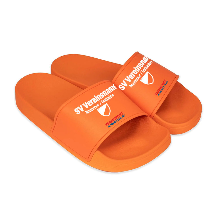 TSA Badelatschen Design Orange