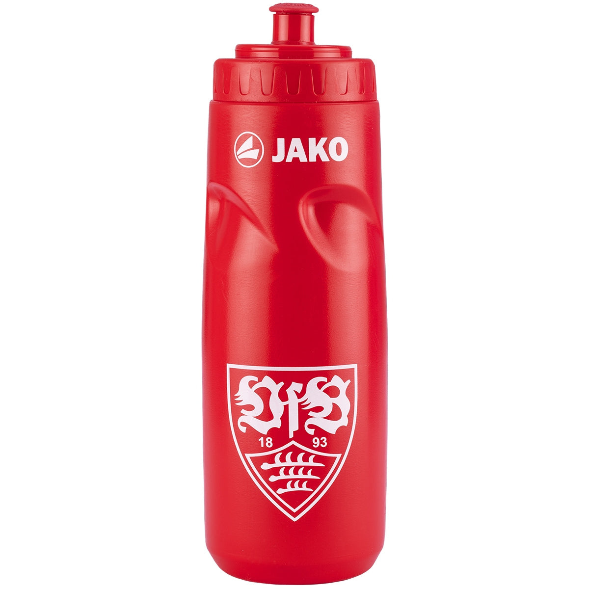 JAKO VfB Trinkflasche (rot, VfB Wappen (weiß))