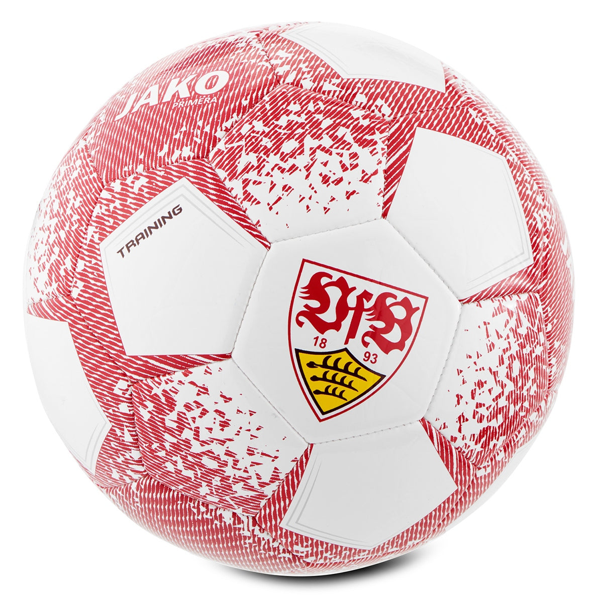 JAKO VfB Ball Performance (weiß/rot)