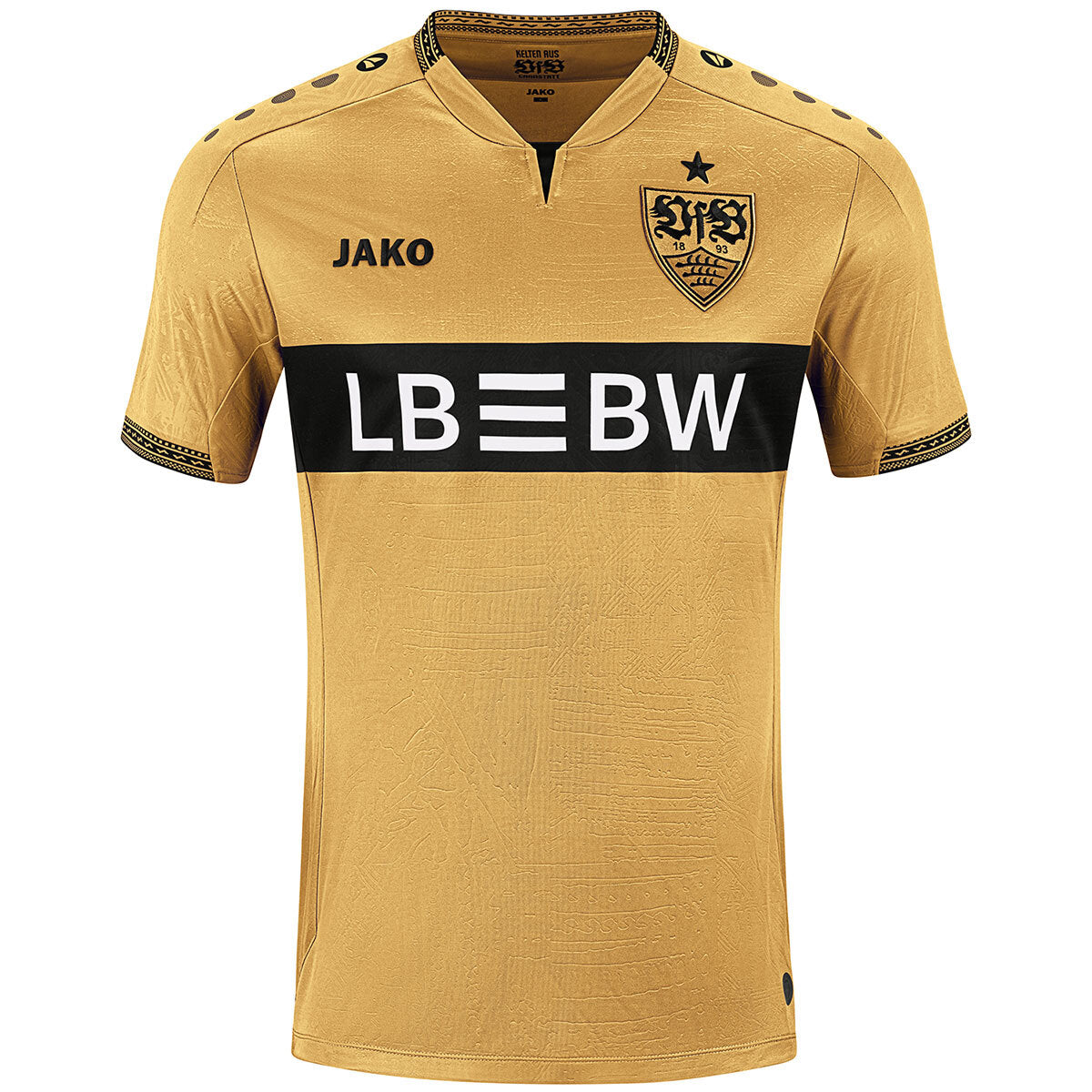 JAKO VfB Trikot Ausweich (gold/schwarz)