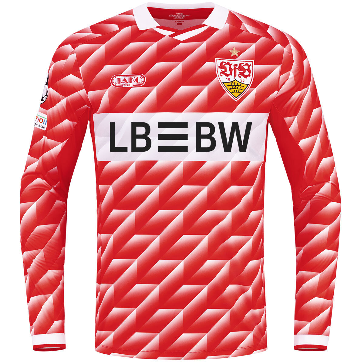 JAKO VfB Trikot Away International LA Players Kind (rot/weiß)