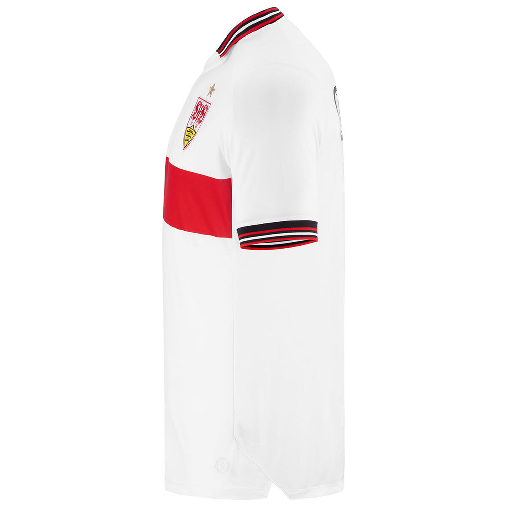 JAKO VfB Warm-Up T-Shirt (weiß/rot)