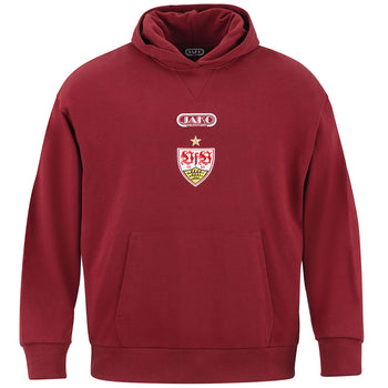 JAKO VfB Hooded Sweat Freizeit (rubinrot)