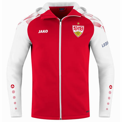 JAKO VfB Kapuzenjacke Sonic (rot/weiß)