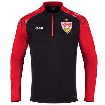 JAKO VfB Warm-Up Ziptop International (schwarz/rot)
