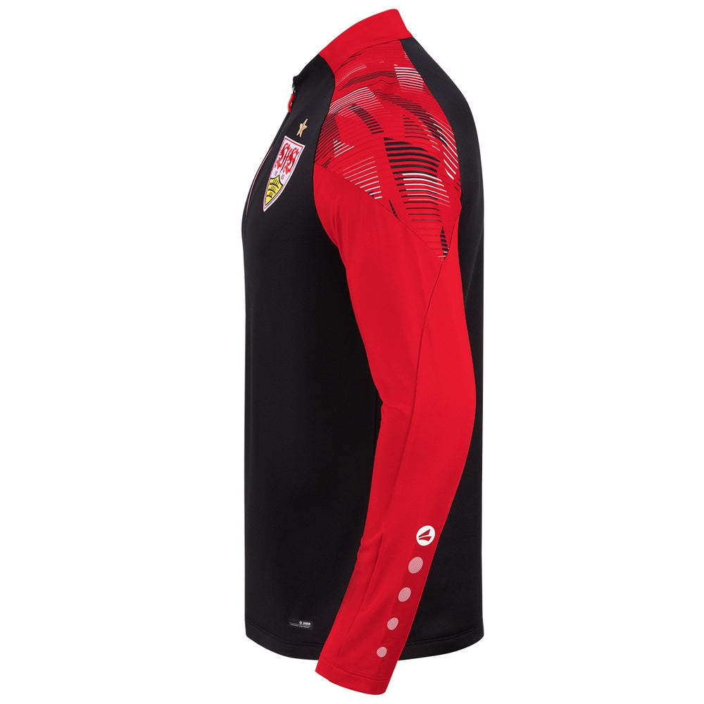 JAKO VfB Warm-Up Ziptop International (schwarz/rot)