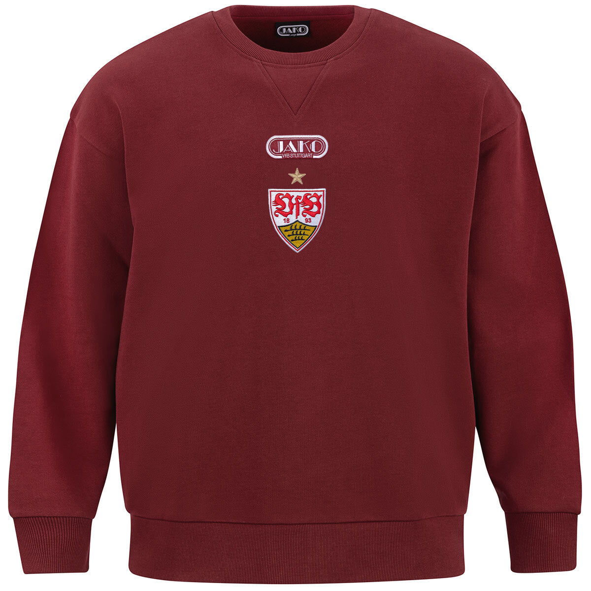 JAKO VfB Sweat Freizeit (rubinrot)