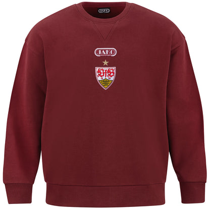 JAKO VfB Sweat Freizeit (rubinrot)
