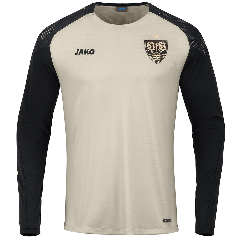 JAKO VfB Longsleeve Sonic International (off white/schwarz)