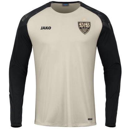 JAKO VfB Longsleeve Sonic International (off white/schwarz)