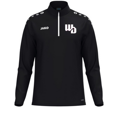 OOWV ZipTop Schwarz (8600-800, Monogram:Weiß)