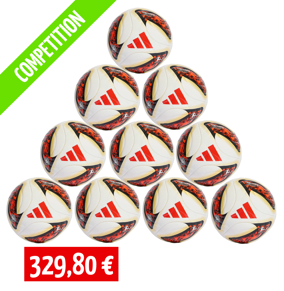 Adidas 10er Ballpaket Torfabrik Competition BL 26/27