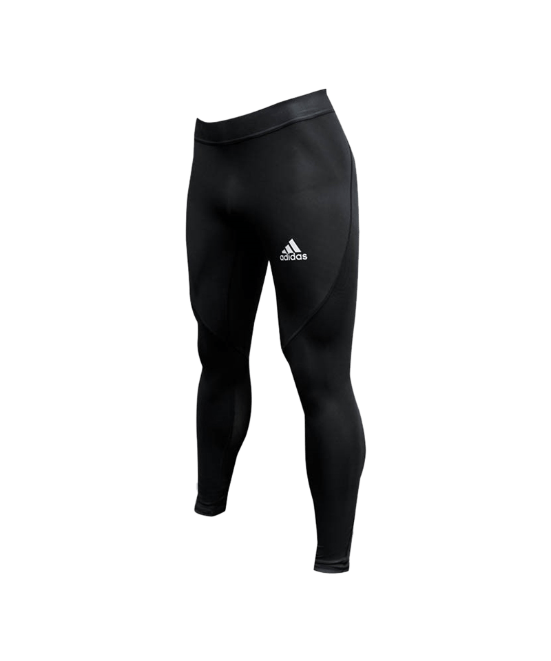 ADIDAS Alphaskin Tight Hose lang Schwarz