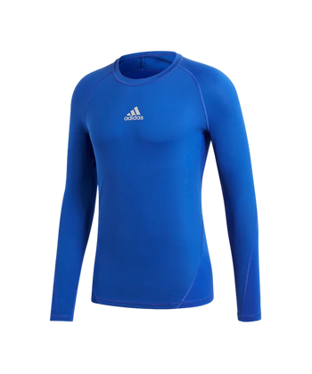 ADIDAS Alphaskin Sport Shirt Longsleeve Blau