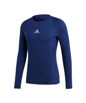 ADIDAS Alphaskin Sport Shirt Longsleeve Dunkelblau