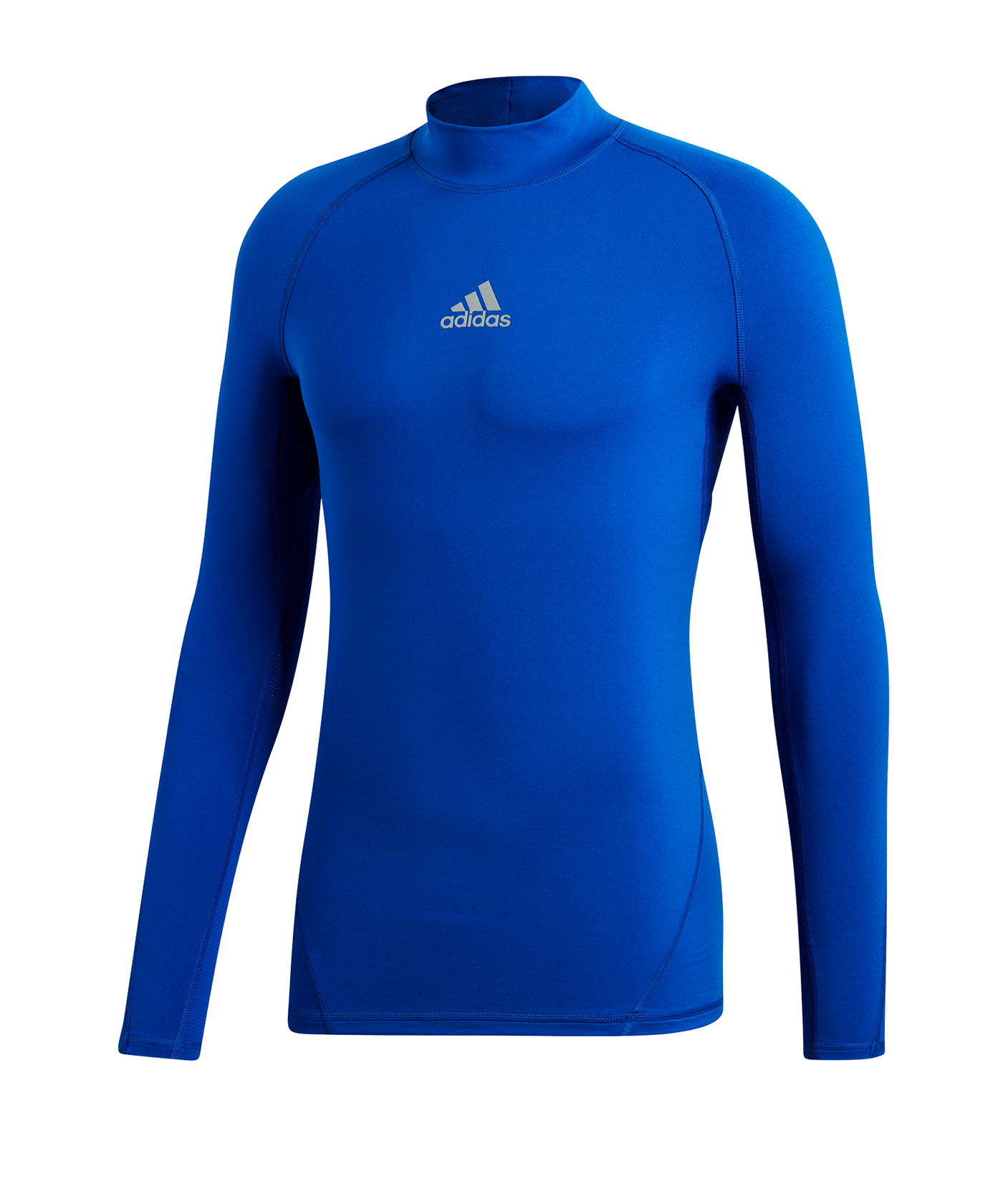 ADIDAS Alphaskin Mock Warm langarm Blau